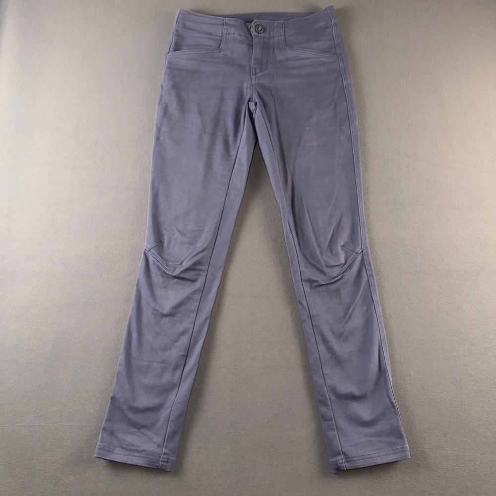 Patagonia Womens Slim Fit Organic Cotton Blend Pants Blue Gray 82920 Size 2